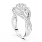 Royal Queen Style Diamond Engagement Ring SB-9-74