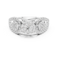 Dual leaf with Core Diamond Ring SB-9-75