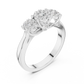 Triple Diamond Engagement Ring SB-9-79