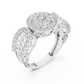 Royal Style Diamond Engagement Ring SB-9-80