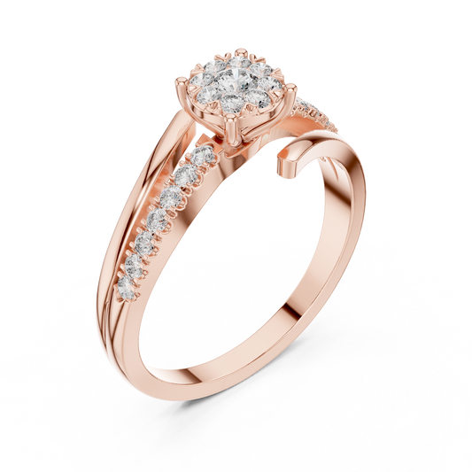 Queen Diamond Engagement Ring SB-9-82
