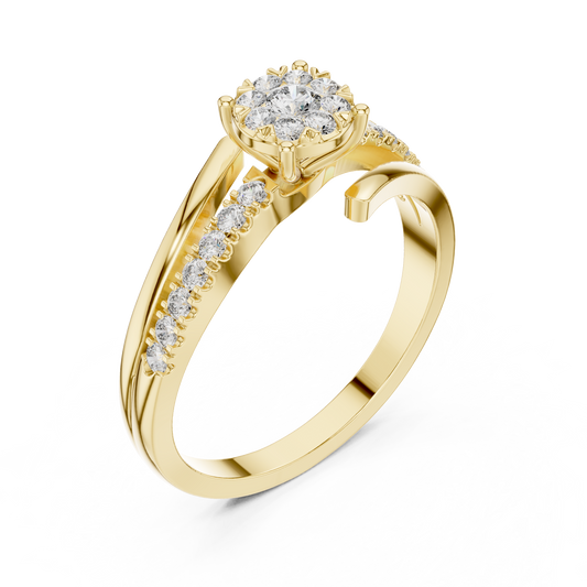 Queen Diamond Engagement Ring SB-9-82