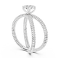 X Shape Diamond Ring SB-9-84