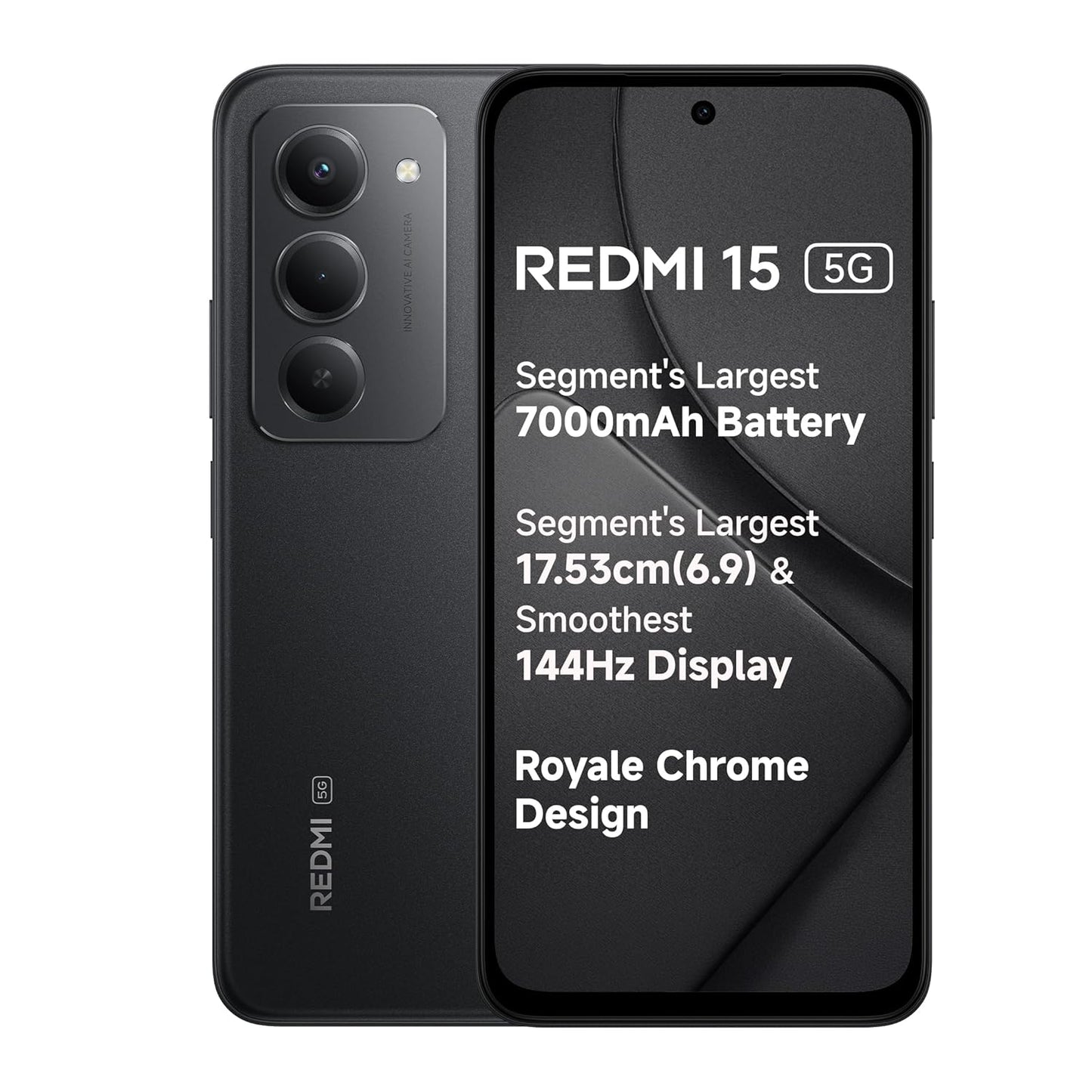 Redmi 15 5G Midnight Black 6GB + 128GB