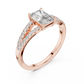Square Diamond Ring - SB-9-4