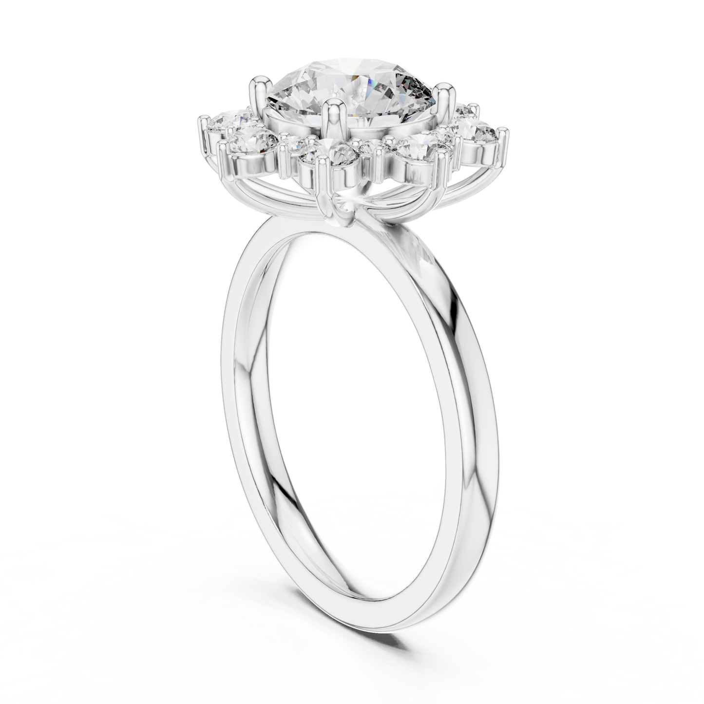 Flower Diamond Ring - SB-9-5