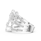3 Layer Flowers Diamond Ring - SB-9-6
