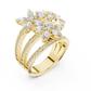 3 Layer Flowers Diamond Ring - SB-9-6