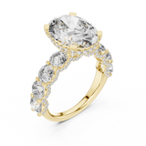 Large Oval Diamond Ring - SB-9-7