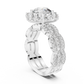 Flower Shape Diamond Ring - SB-9-13