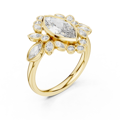 Royal Multi Diamond Ring - SB-9-14