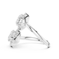 Auto Size Dual Diamond Clip Ring - SB-9-15