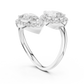 Auto Size Dual Diamond Clip Ring - SB-9-15