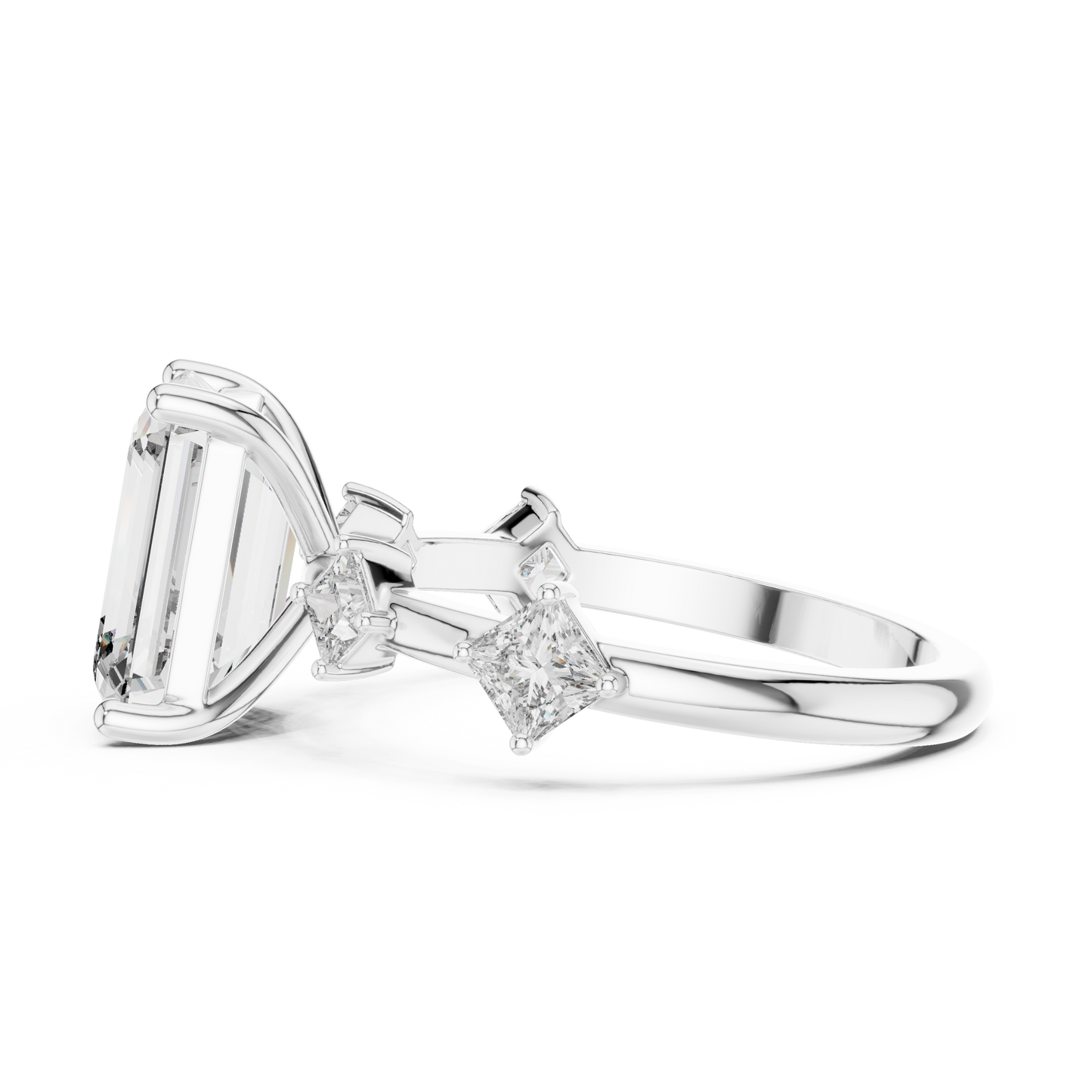 Square Diamond Sparkle Ring - SB-9-16