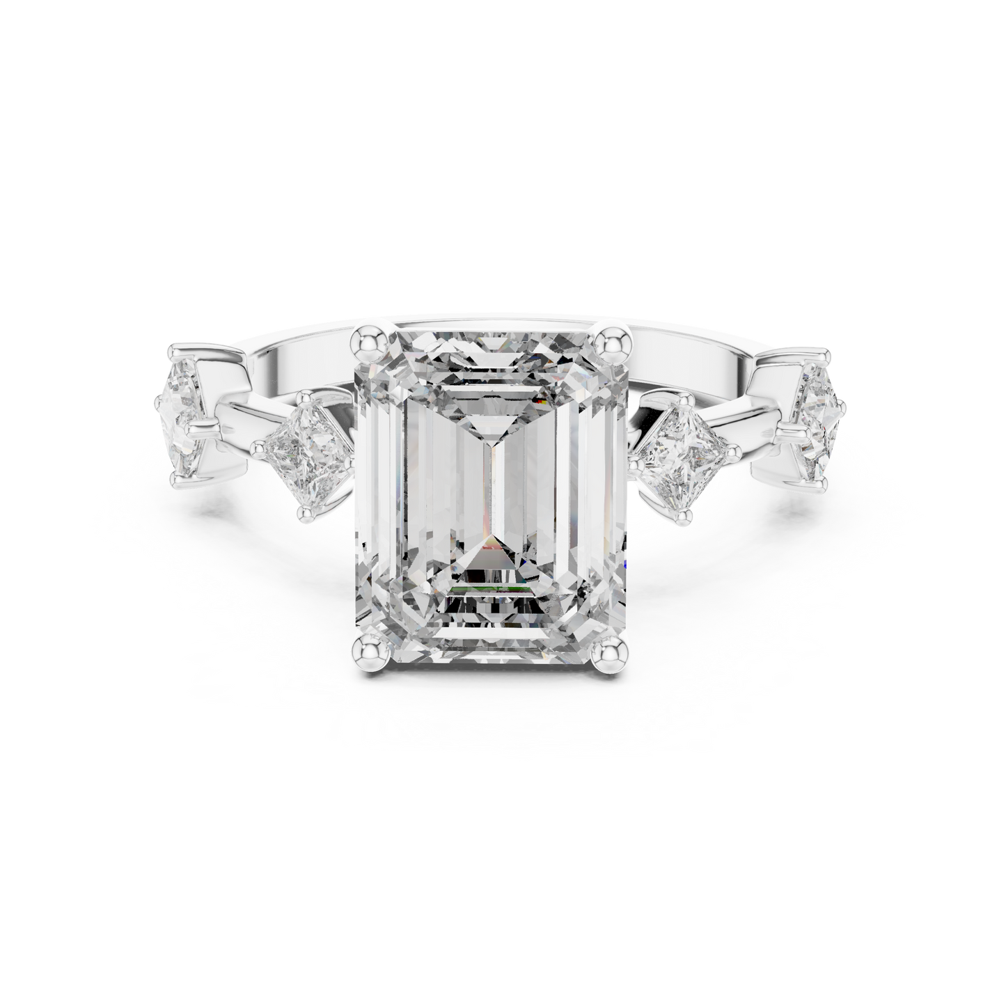 Square Diamond Sparkle Ring - SB-9-16