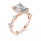 Square Diamond Sparkle Ring - SB-9-16