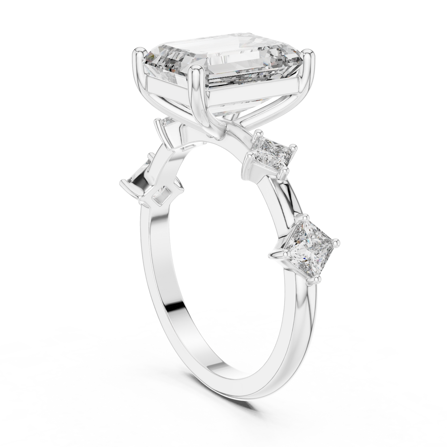 Square Diamond Sparkle Ring - SB-9-16