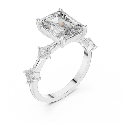 Square Diamond Sparkle Ring - SB-9-16