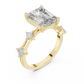 Square Diamond Sparkle Ring - SB-9-16