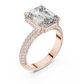 Large Square with Small Diamond Border Ring - SB-9-17