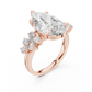 Large Leaf Marquise Diamond Ring - SB-9-19