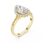 Large Leaf Diamond Ring - SB-9-23