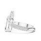 Large Square with Crown Diamond Ring - SB-9-24