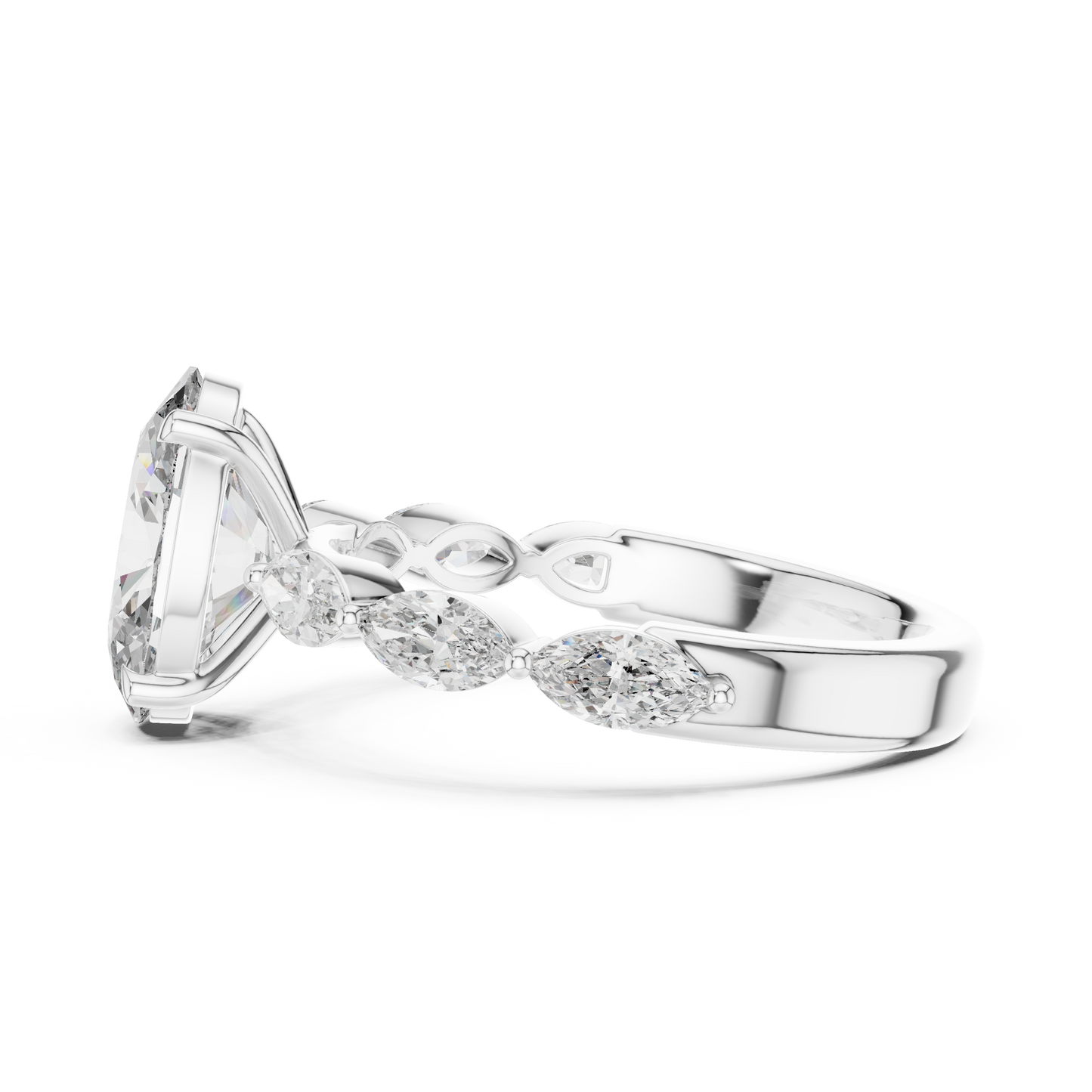 Oval Diamond Ring - SB-9-26