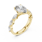 Oval Diamond Ring - SB-9-26