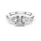 Square Diamond Engagement Ring - SB-9-29