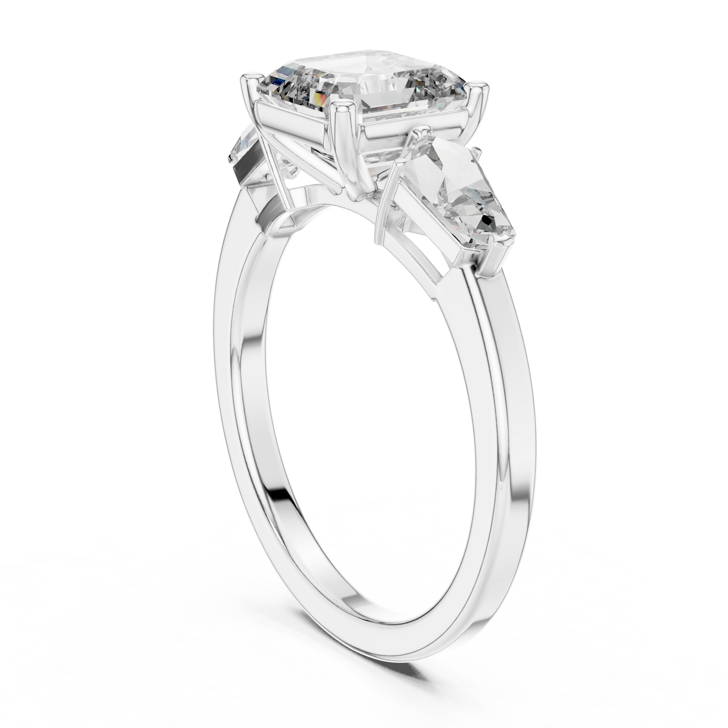 Square Diamond Engagement Ring - SB-9-29