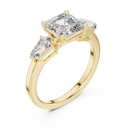 Square Diamond Engagement Ring - SB-9-29