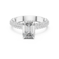 Square Half Border Diamond Ring - SB-9-30
