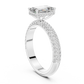 Square Half Border Diamond Ring - SB-9-30