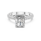 Square Diamond Three Side Covered Diamonds Ring - SB-9-31