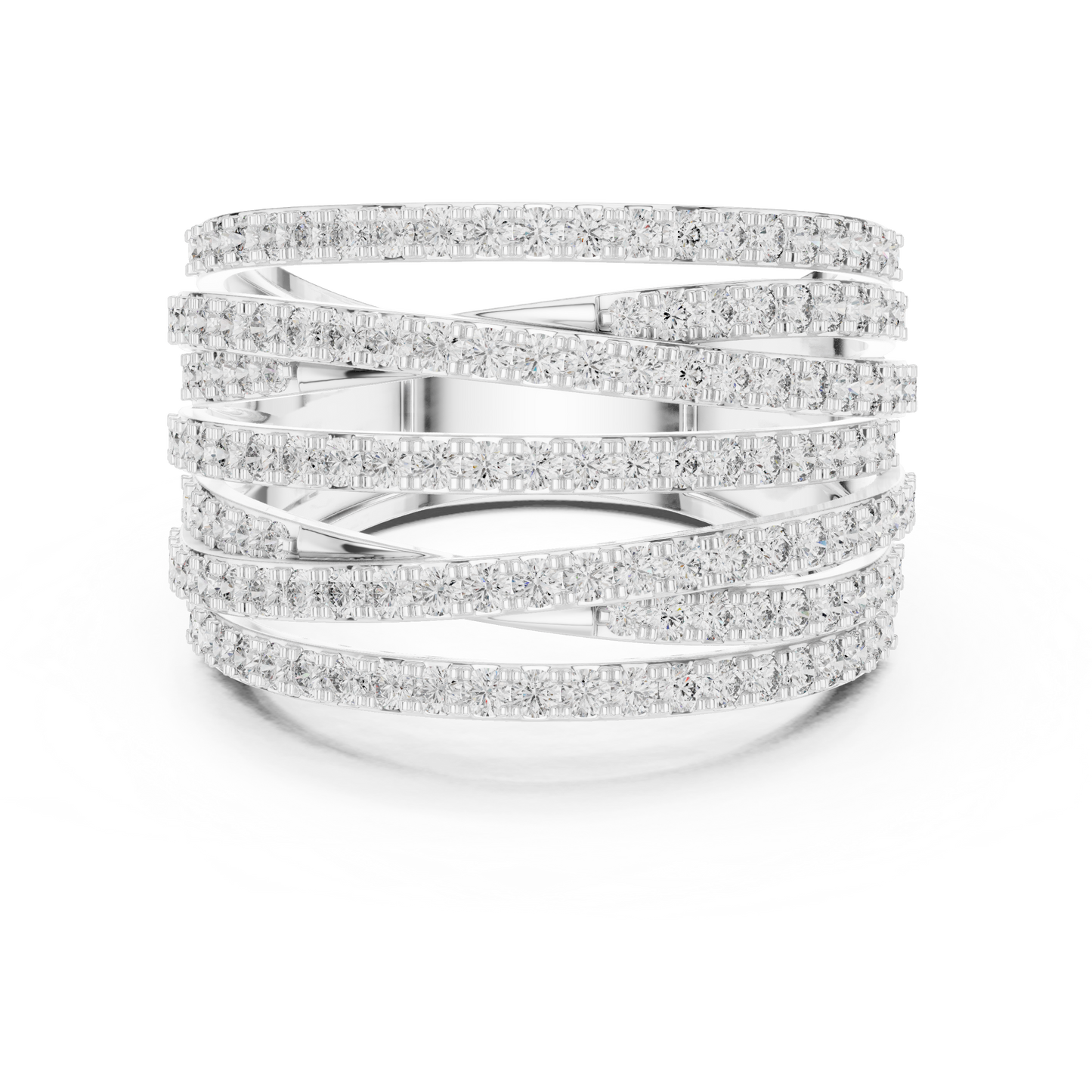 7 Strips Diamond Ring - SB-9-34