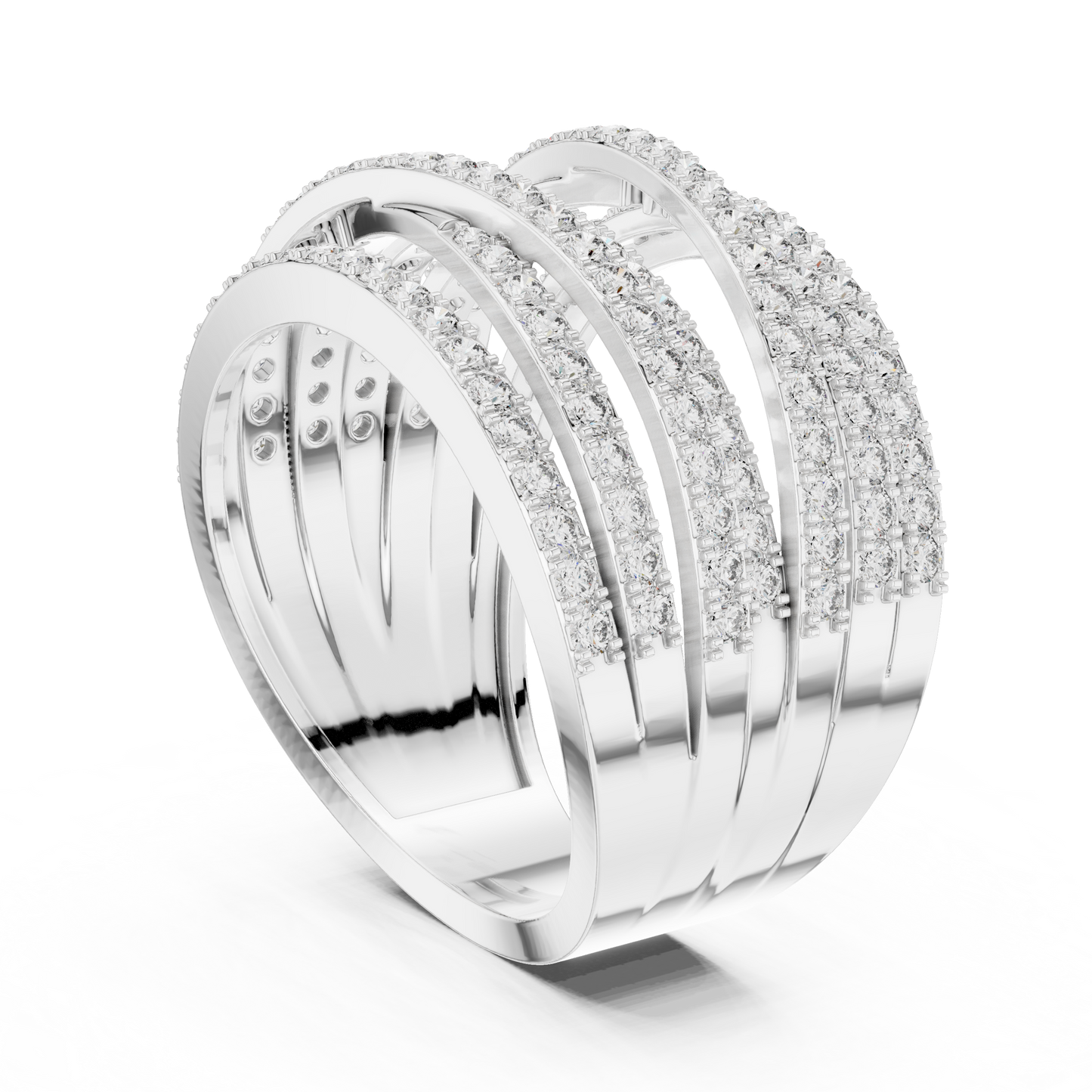 7 Strips Diamond Ring - SB-9-34