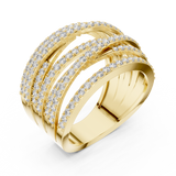 7 Strips Diamond Ring - SB-9-34