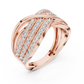 Multi Layer Swirl Diamond Ring - SB-9-39