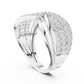 Multi Layer Swirl Diamond Ring - SB-9-39