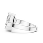 Tilted Square Aesthetic Diamond Ring - SB-9-46