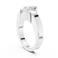 Tilted Square Aesthetic Diamond Ring - SB-9-46
