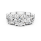 Royal Triple Diamonds with Diamond border Ring - SB-9-47