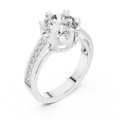 Royal Engagement Diamond Ring - SB-9-48