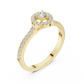 Princess Single Core Diamond Ring - SB-9-50