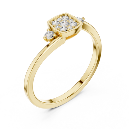 Aesthetic Royal Queen Diamond Ring - SB-9-56