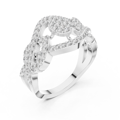 Royal Queen Multi Diamond Ring - SB-9-57