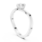 Aesthetic Curvy Engagement Diamond Rind - SB-9-58