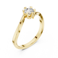 Aesthetic Curvy Engagement Diamond Rind - SB-9-58