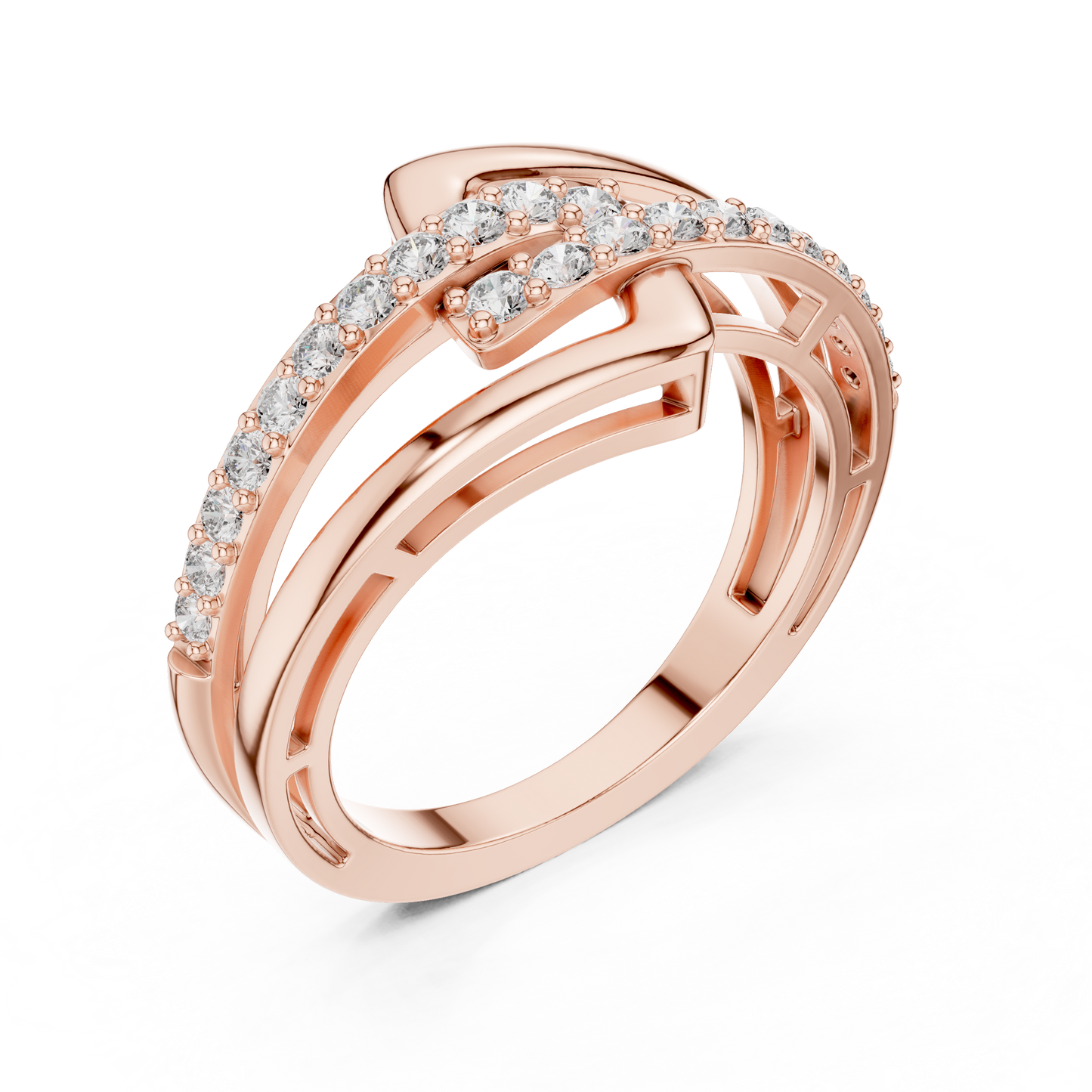 Modern Style Diamond Ring SB-9-59